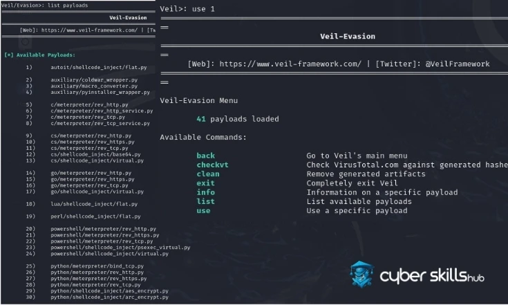 veil framework kullanimi